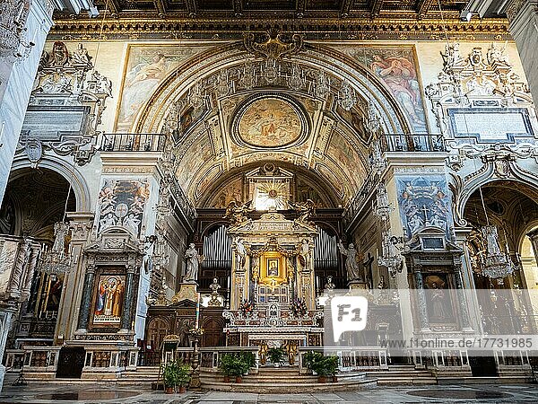Church of Santa Maria in Aracoeli  interior  Capitol  Rome  Lazio  Italy  Europe