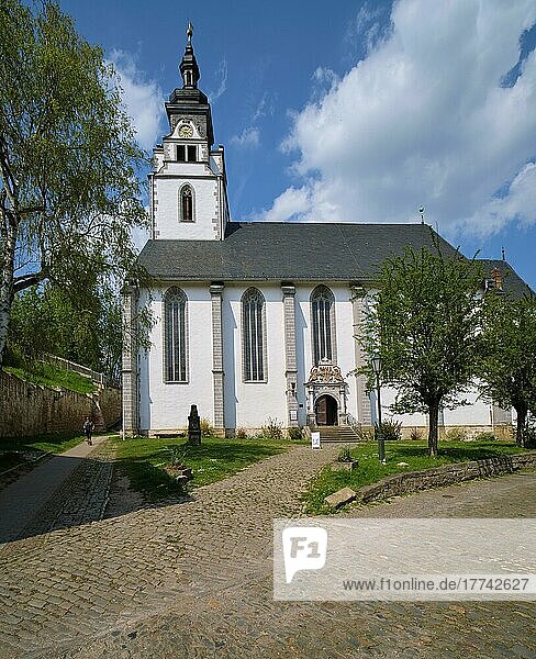 Stadtkirche St. Andreas  Rudolstadt  Thüringen  Deutschland  Europa