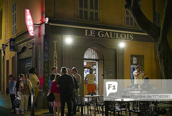 Restaurant  Bar Le Gaulois  Aix-en-Provence  Bouches-du-Rhône  Provence-Alpes-Côte dAzur  Frankreich  Europa