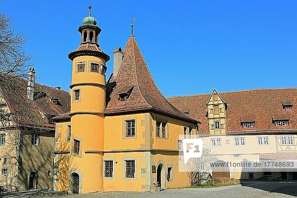 Hegereiterhaus  historische Häuser  historische Stadt  Rothenburg ob der Tauber  Mittelfranken  Bayern  Deutschland  Europa