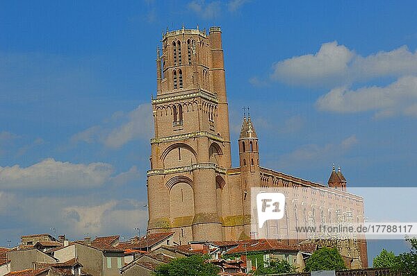 Albi  Kathedrale  Kathedrale von Saint cecile  Ste-Cecile Cathedrale  Sainte Cecile Kathedrale  Tarn  Midi-Pyrenäen  Frankreich  Europa