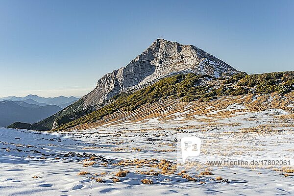 Berg  im Winter Guffert  Brandenberger Alpen  Tirol  Österreich  Europa