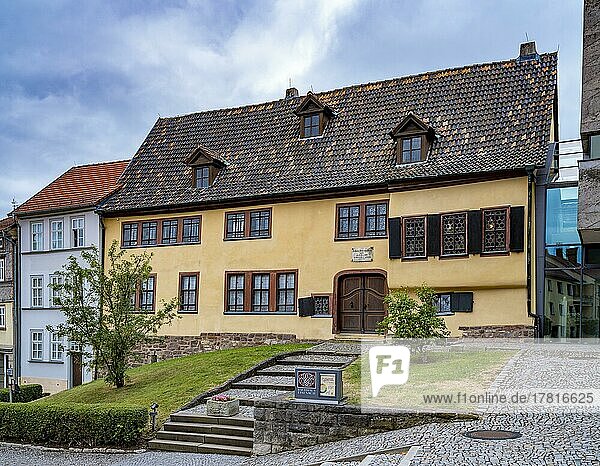 Bachhaus  Geburtshaus von Johann Sebastian Bach. Hier wurde der Musiker und Komponist am 21. 03. 1685 geboren  Eisenach  Thüringen  Deutschland  Europa