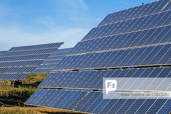 Panels des Solarkraftwerks