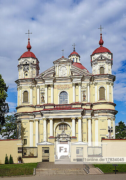 Church of St. Peter and St. Paul  UNESCO World Heritage Site  Vilnius  Lithuania  Europe