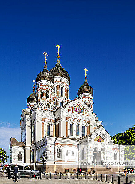 Alexander Nevsky Cathedral  Old Town  UNESCO World Heritage Site  Tallinn  Estonia  Europe