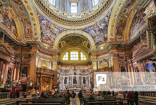 Capella di San Gennaro in the Cathedral in the Old Town  Naples  Gulf of Naples  Campania  Southern Italy  Italy  Europe