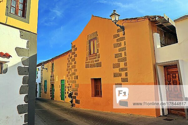 Hystorischer Stadtkern von Agüimes auf Gran Canaria.  Las Palmas  Gran Canaria  Kanarische Inseln  Spanien  Europa