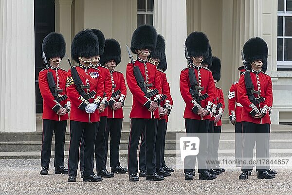 Royal Guard  Wellington Barracks  London  United Kingdom  Europe