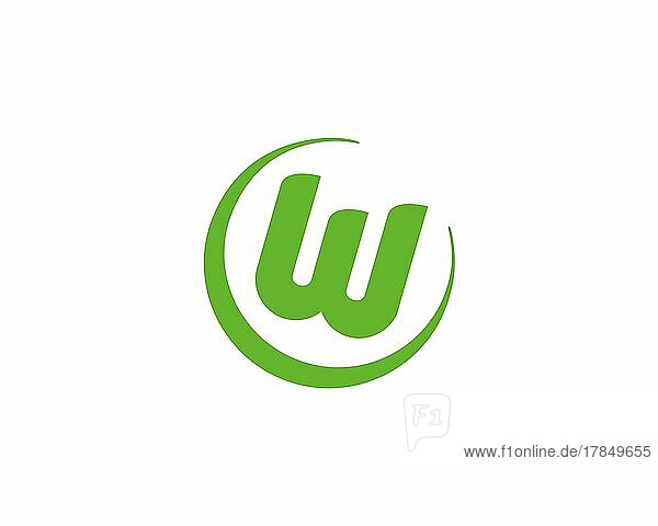 VfL Wolfsburg  gedrehtes Logo  Weißer Hintergrund B