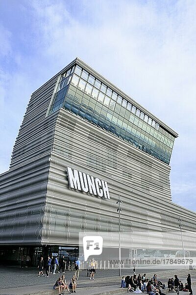Das neue Munchmuseum  Architekten Juan Herreros und Jens Richter  Oslo  Norwegen  Europa