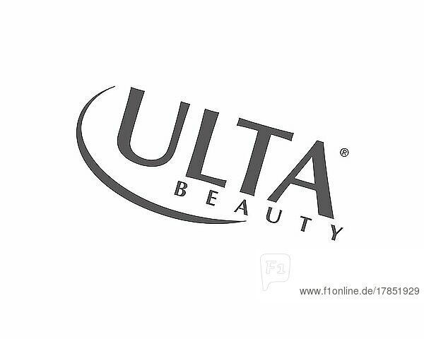 Ulta Beauty  gedrehtes Logo  Weißer Hintergrund B