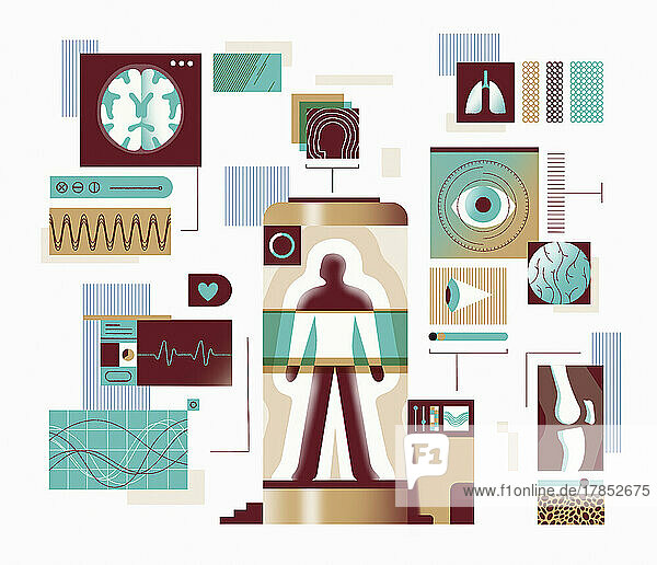 Scantechnologie und medizinische Untersuchung