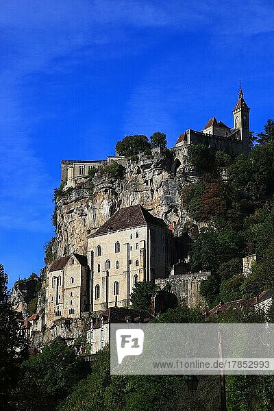 Rocamadour  Lot department  Midi-Pyrenees region  Occitania  place of pilgrimage of the Roman Catholic Church