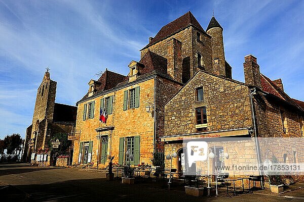 Altstadt von Domme  Region Aquitanien  Departement Dordogne  Frankreich  Europa