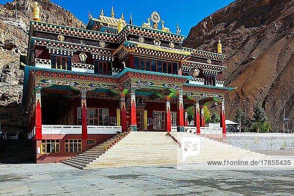 Buddhistisches Kloster in Kaza. Spiti-Tal  Himachal Pradesh  Indien  Asien