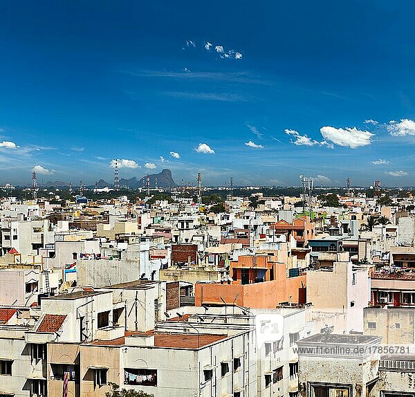 Typische südindische Stadt Madurai  Tamil Nadu  Indien  Asien