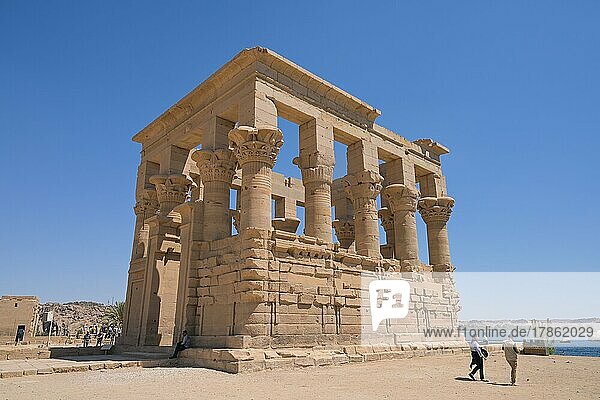 Trajan-Kiosk des Augustus  Tempelanlage Philae  Assuan  Ägypten  Afrika