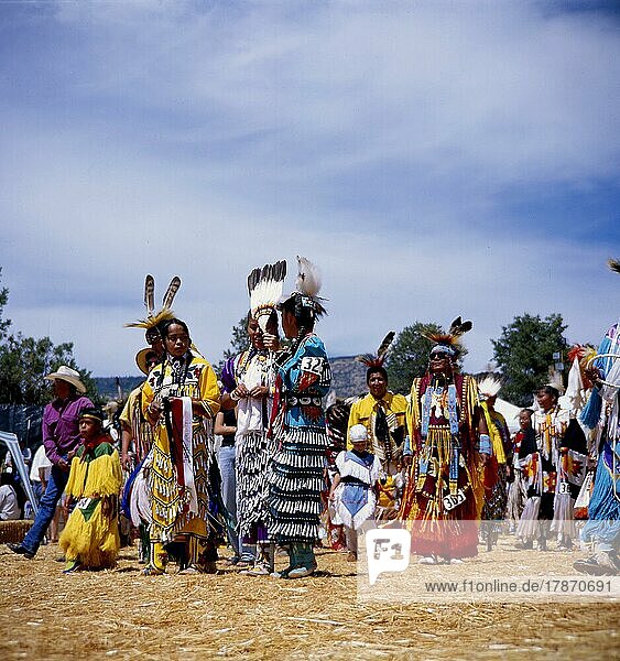 Pow Wow  7 Nations in Sedona  Indians at dances Arizona  USA  North America