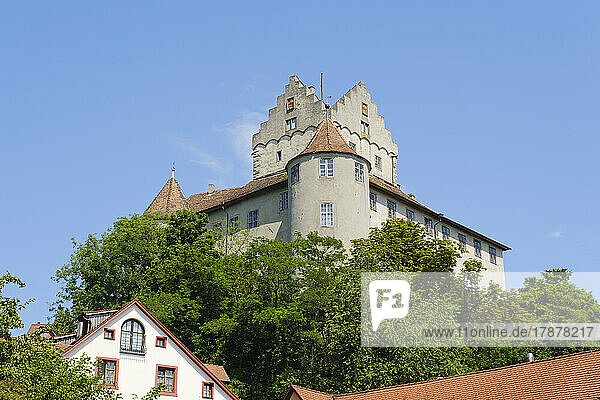 Deutschland  Baden-Württemberg  Meersburg  Außenansicht der Burg Meersburg im Sommer