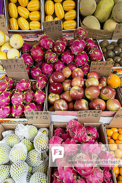 Tropical fruits at farmers market