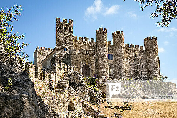 Portugal  Obidos  Ancient castle fortress