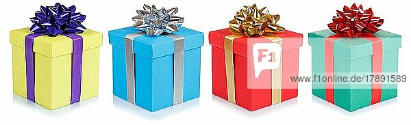 Weihnachten Geschenke Geburtstag Weihnachtsgeschenke Geburtstagsgeschenke Schachteln schenken Freisteller