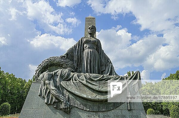Sowjetisches Ehrenmal Schönholzer Heide Pankow Berlin Deutschland Europa