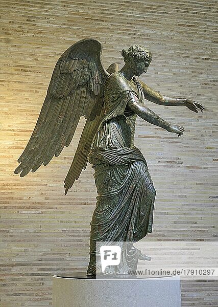Bronzestatue Vittoria alata  Brescia  Provinz Brescia  Italien  Europa