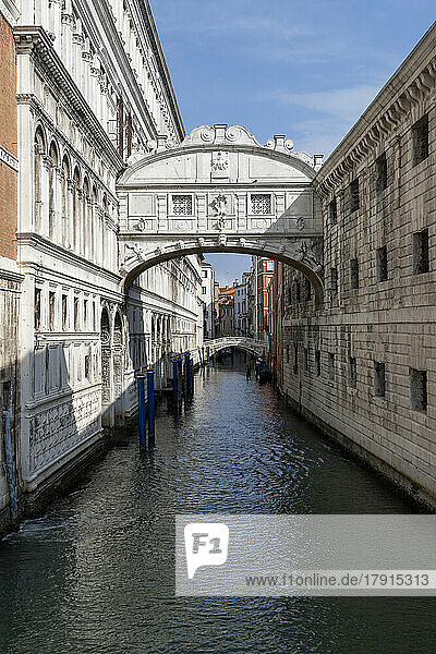 Ponte dei Sospiri (Seufzerbrücke)  Venedig  UNESCO-Weltkulturerbe  Venetien  Italien  Europa