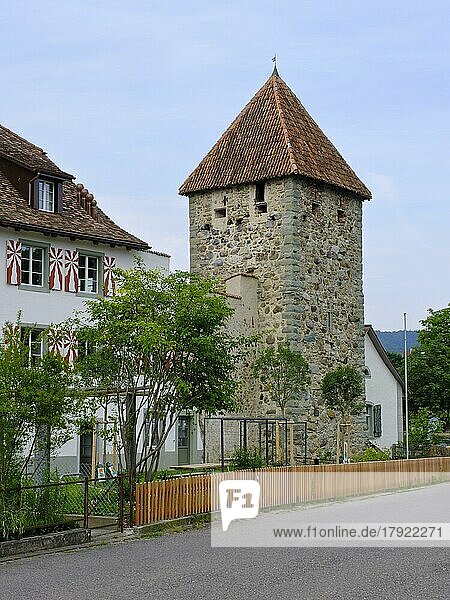 Diebesturm oder Hexenturm  Altstadt  Stein am Rhein  Kanton Schaffhausen  Schweiz  Europa