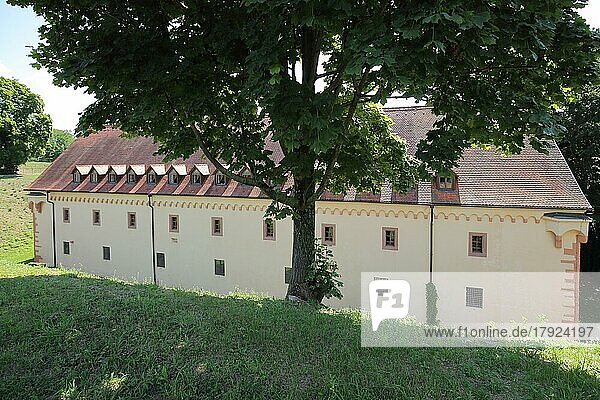 Gebäude von historischen Festung  Rüsselsheim  Hessen  Deutschland  Europa