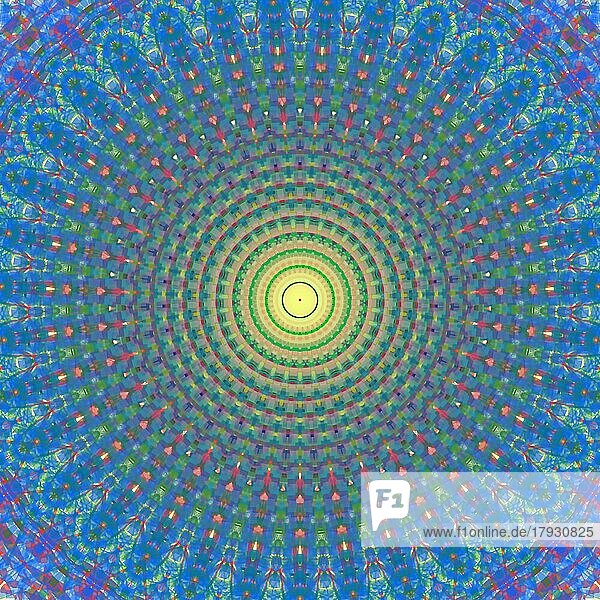 Esoterische spirituelle Energie Bilder. Abstrakte farbige Mandala