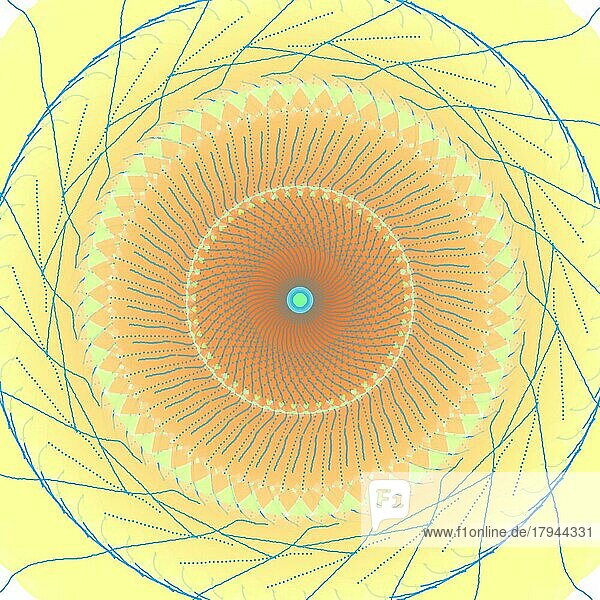 Esoterische spirituelle Energie Bilder. Abstrakte farbige Mandala