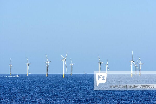 Offshore-Windpark  Nordsee  Großbritannien  Europa