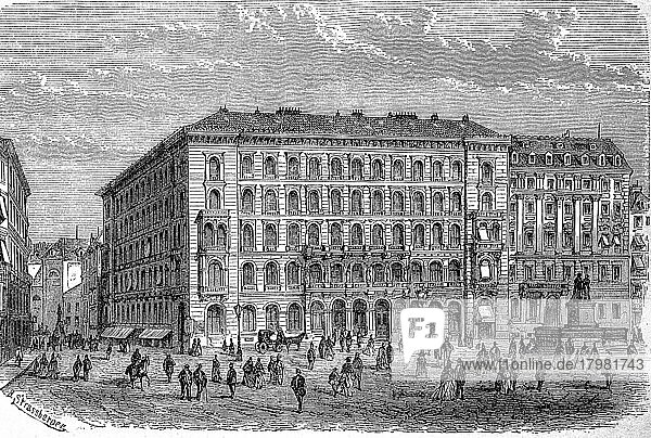 Österreichische Kreditanstalt für Handel und Gewerbe  Wien  Österreich  um 1890  Europa