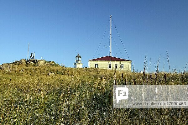 Häuser auf der Schlangeninsel (Zmiinyi Island)  Schwarzes Meer  Odessa  Ukraine  Osteuropa  Europa