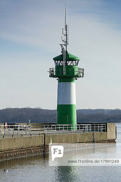 Lighthouse  Travemünde  Baltic Sea  Lübeck Bay  Schleswig-Holstein  Germany  Europe