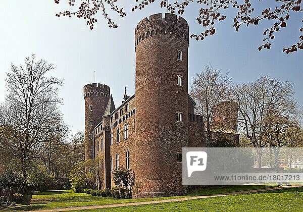 Burg Kempen  Kurkölnische Landesburg  Kempen  Niederrhein  Nordrhein-Westfalen  Deutschland  Europa