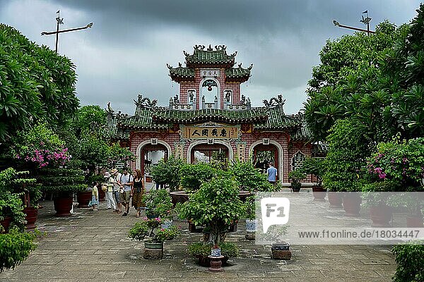Versammlungshalle der Chinesischen Kongregation aus Fujian  Phuc-Kien-Pagode  Tran Phu  Hoi An  Vietnam  Asien
