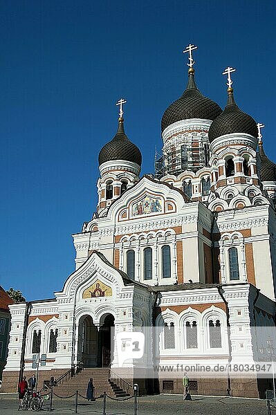 Alexander-Newski-Kathedrale  Baltikum  Europa  russisch-orthodox  Toompea-Hügel  Tallinn  Estland  Europa