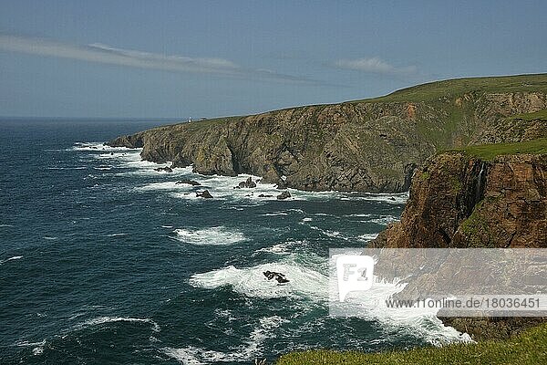 Küste von Arranmore Island  Grafschaft Donegal  Küste  Irland  Europa