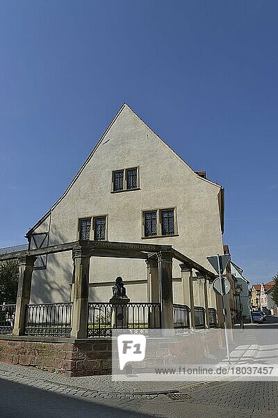 Luthers Geburtshaus  Lutherstraße  Lutherstadt Eisleben  Sachsen-Anhalt  Deutschland  Europa