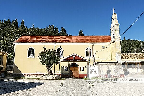 Kirche  Peroulades  Insel Korfu  Ionische Inseln  Griechenland  Europa