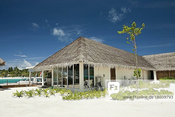 Tauchschule  Insel Kandooma  Sued-Male-Atoll  Malediven  Asien