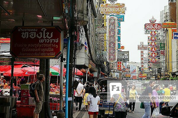 China Town  Chinese Quarter  Samphanthawong  Bangkok  Thailand  Asia