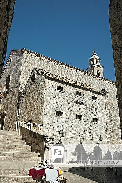 Dominican Monastery  Old Town  Dubrovnik  Dalmatia  Croatia  Europe