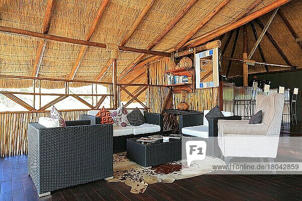 Aufenthaltsraum  Lodge  Zimmer  Zelt  Savute  Botswana  Afrika