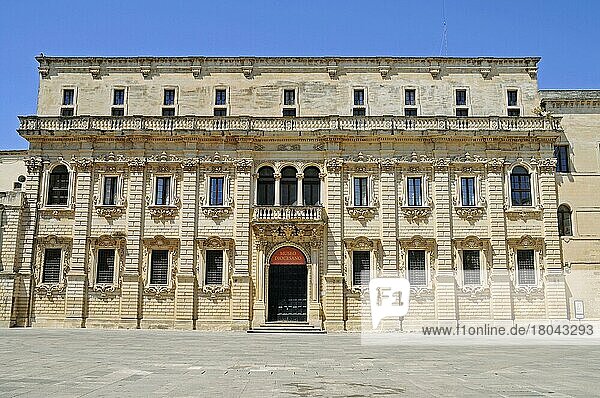 Palazzo del Seminario  Museo Diocesano  Diözesanmuseum  Piazza Duomo  Platz  Lecce  Apulien  Italien  Europa