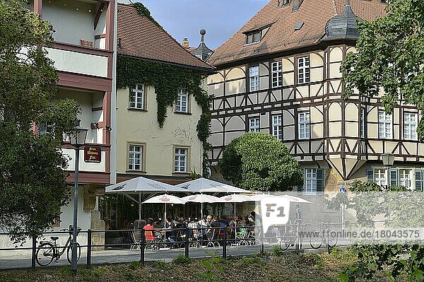 Gasthaus Weinfass  Habergasse  Altstadt  Bamberg  Bayern  Deutschland  Europa